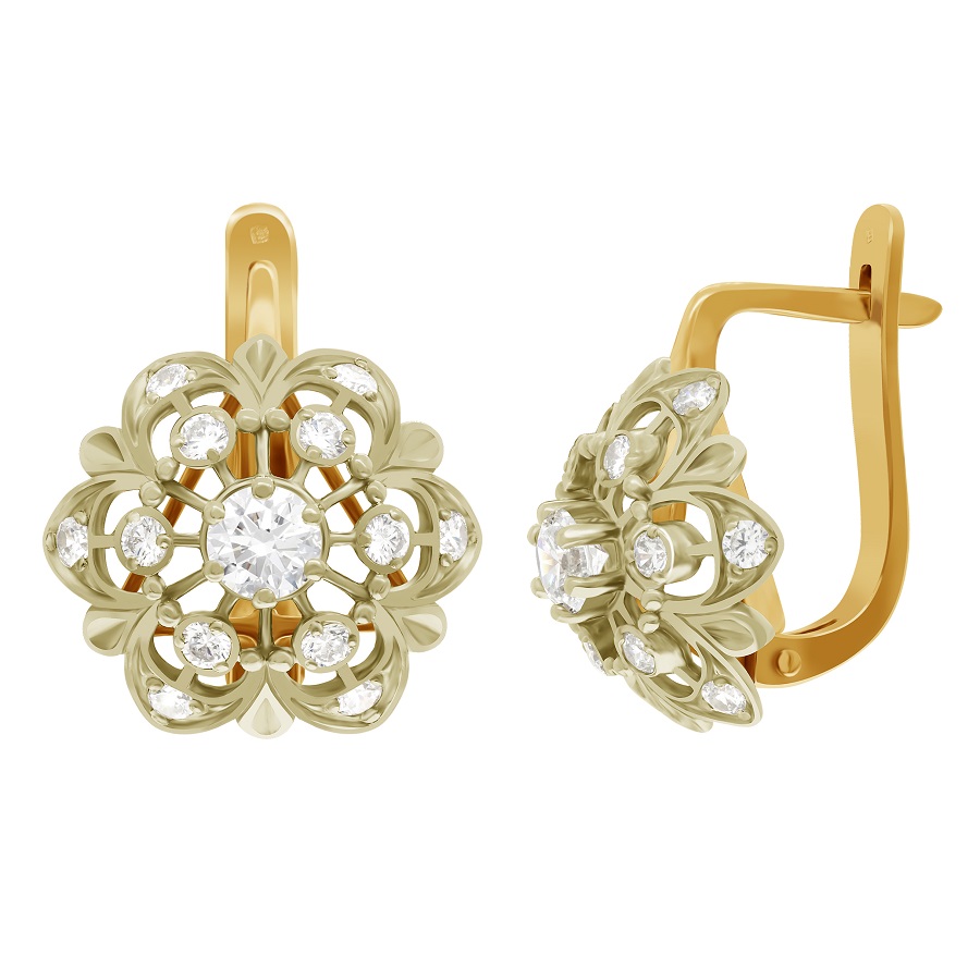 фото и цена Золотые серьги с бриллиантами Царица со вставками: Бриллиант: (Огранка - Круглая, 0,55ct, чистота - 4/5А, 57 грань(ей), размер камня - 1,8-1,85). , Бриллиант: (Огранка - Круглая, 0,48ct, чистота - 3/5А, 57 грань(ей), размер камня - 3,97-3,99). , Золотые серьги с бриллиантами Царица со вставками: Бриллиант: (Огранка - Круглая, 0,1ct, бесцветный, чистота - 3, 57 грань(ей), размер камня - 1,25-1,30). , Бриллиант: (Огранка - Круглая, 0,25ct, бесцветный, чистота - 2, 57 грань(ей), размер камня - 1,76-1,80). , Бриллиант: (Огранка - Круглая, 0,46ct, бесцветный, чистота - 2, 57 грань(ей), размер камня - 3,99-4,01). 