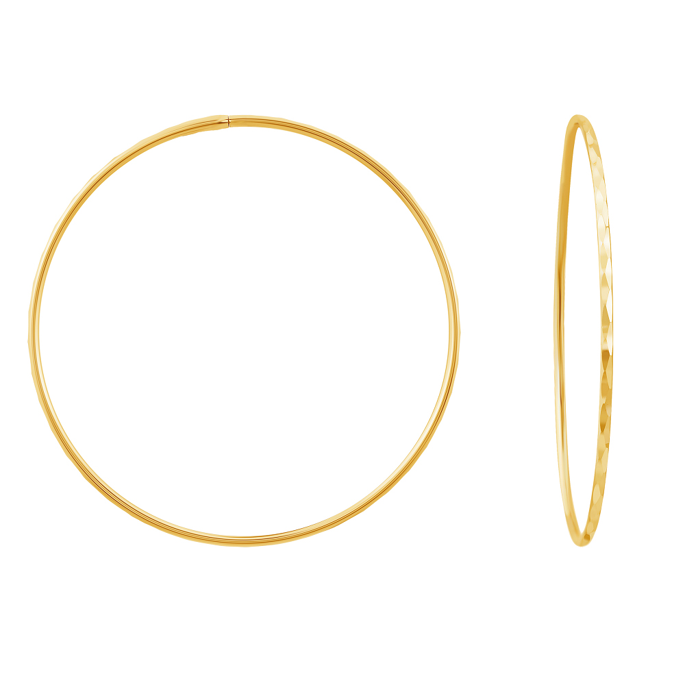 фото и цена Золотые серьги-кольца 5 алм