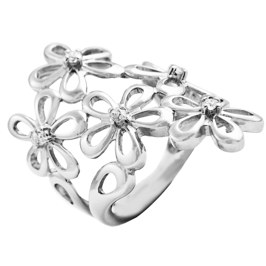 Фото серебряное Серебряное кольцо Соблазн со вставками: Нано-Изумруд, Серебряное кольцо Соблазн со вставками: Нано-Сапфир: (чистота - 0). , Серебряное кольцо Соблазн со вставками: Фианит: (голубой, чистота - 0). , Серебряное кольцо Соблазн со вставками: Нано-Изумруд: (чистота - 0). 