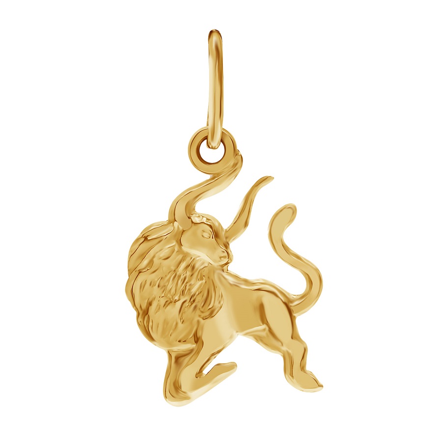 Фото Золотая подвеска Телец