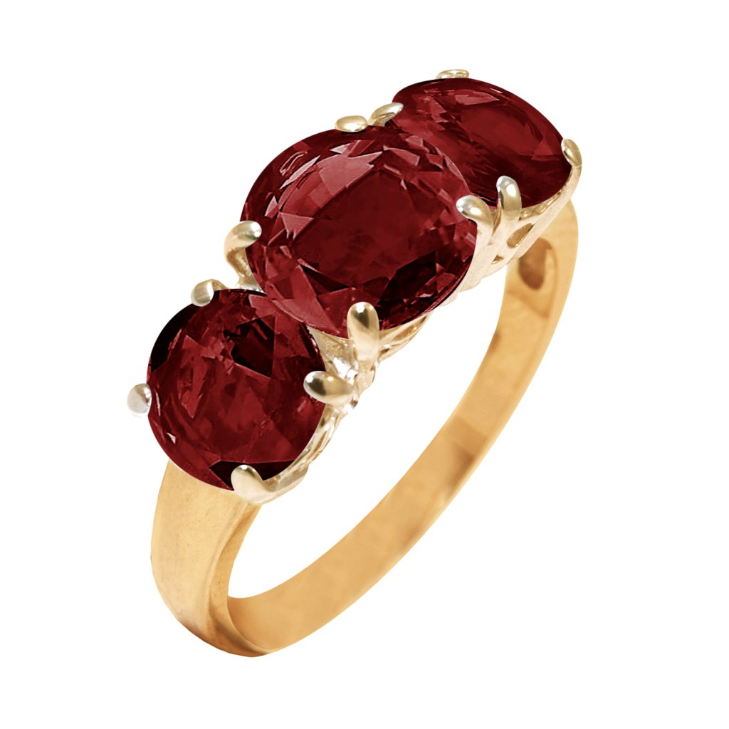 Фото Золотое кольцо Юнона с гранатом. со вставками: Гранат: (чистота - 0). 