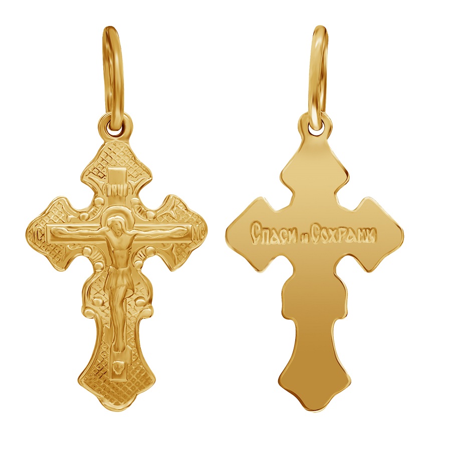 Золотой крест Острый