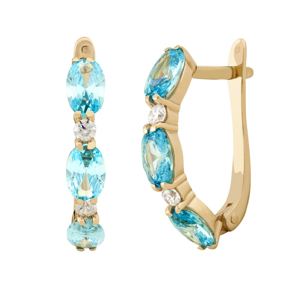 фото и цена Золотые серьги Караван со вставками: Фианит: (бесцветный, чистота - 0). , Золотые серьги Караван со вставками: Синтетический Корунд Рубиновый, Фианит: (бесцветный, чистота - 0). , Золотые серьги Караван со вставками: Фианит: (бесцветный, чистота - 0). , Фианит: (голубой, чистота - 0). 