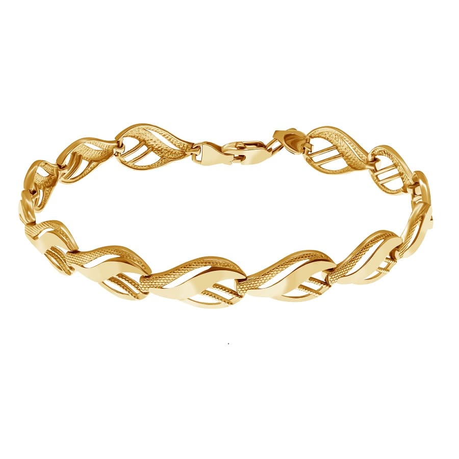 Без вставок фото Золотой браслет Урал