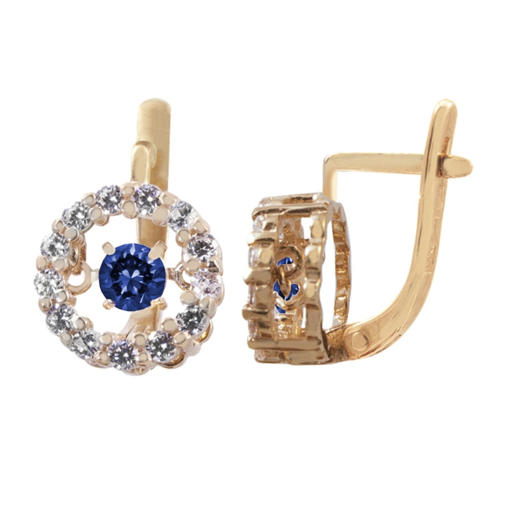 Серьги "танцующий бриллиант" фото и цены. Золотые серьги Зерро-2 со вставками: Фианит: (бесцветный, чистота - 0). , Золотые серьги Зерро-2 со вставками: Нано-Сапфир: (чистота - 0). , Фианит: (бесцветный, чистота - 0). 