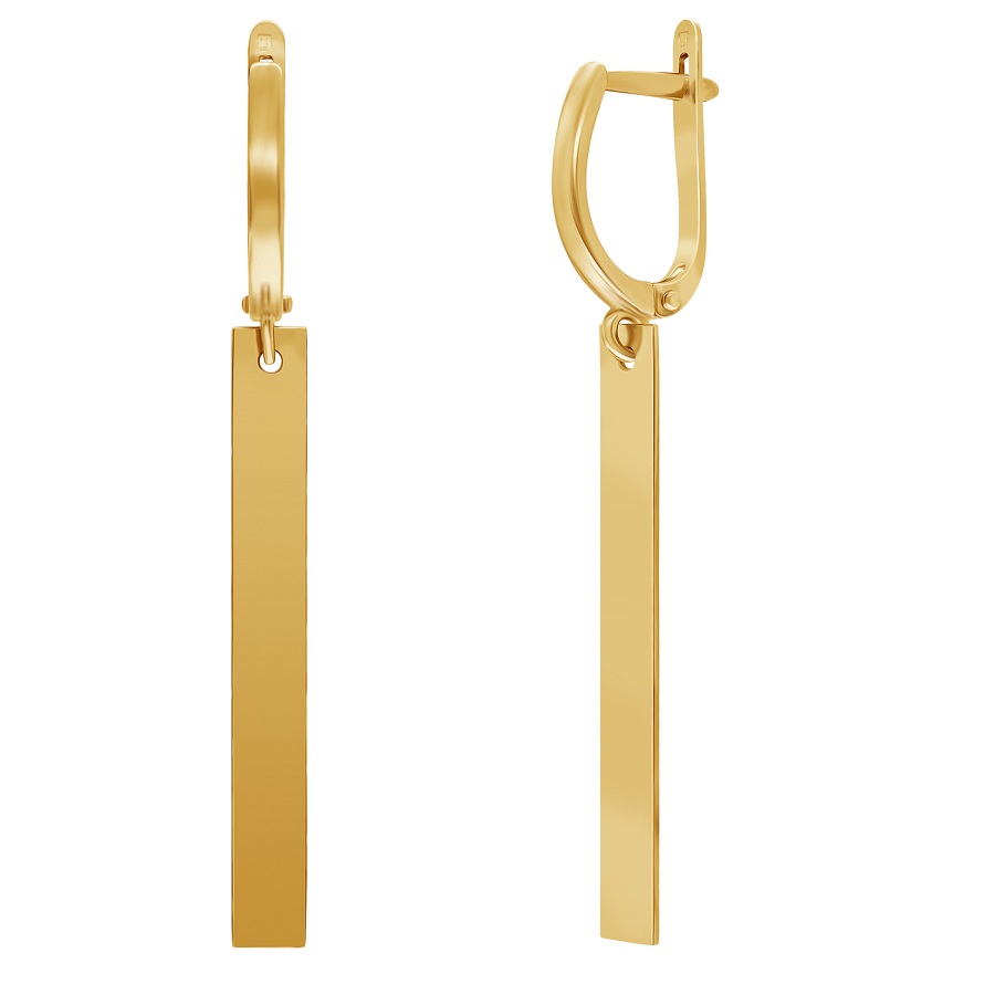 фото и цена Золотые серьги Пифагор