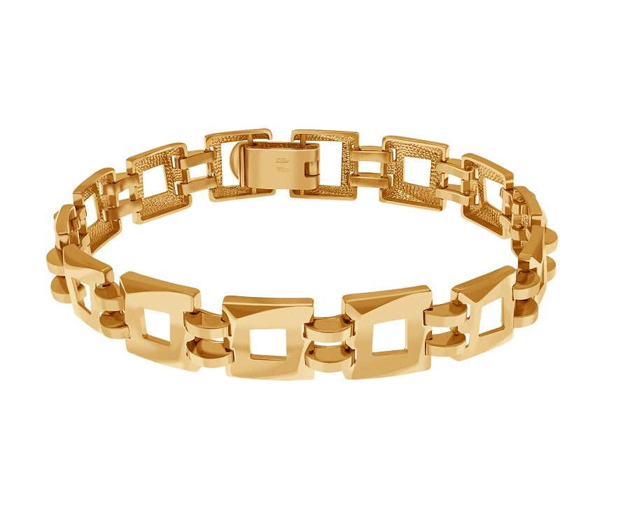 Без вставок фото Золотой браслет Делюкс (без вставки)
