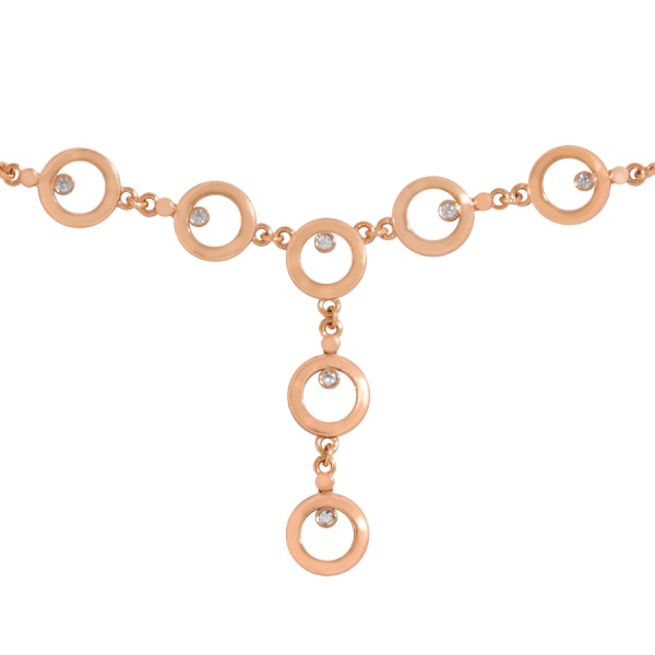 Каталог ювелирных украшений. Золотая цепочка с медальонами