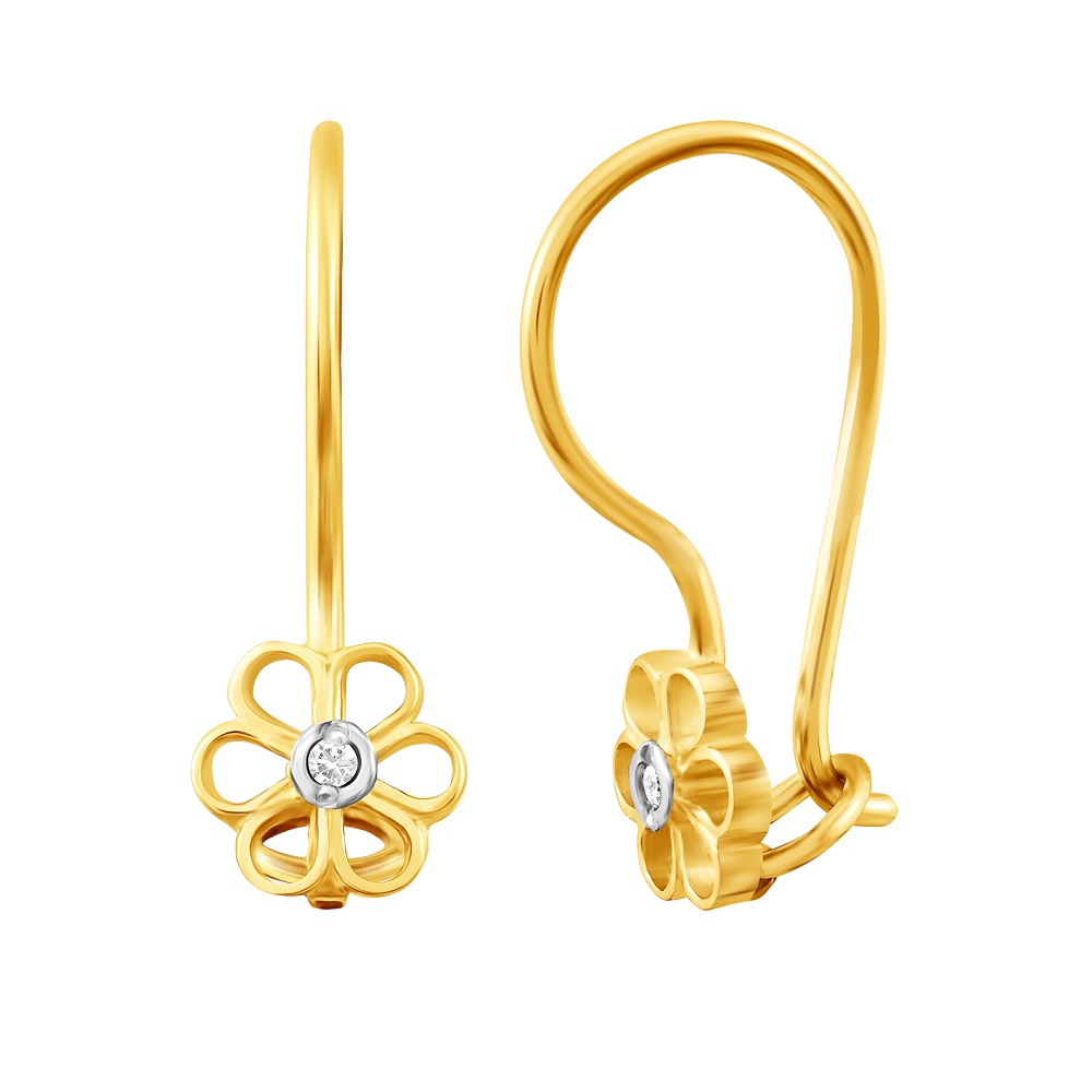 фото золотые серьги детские 