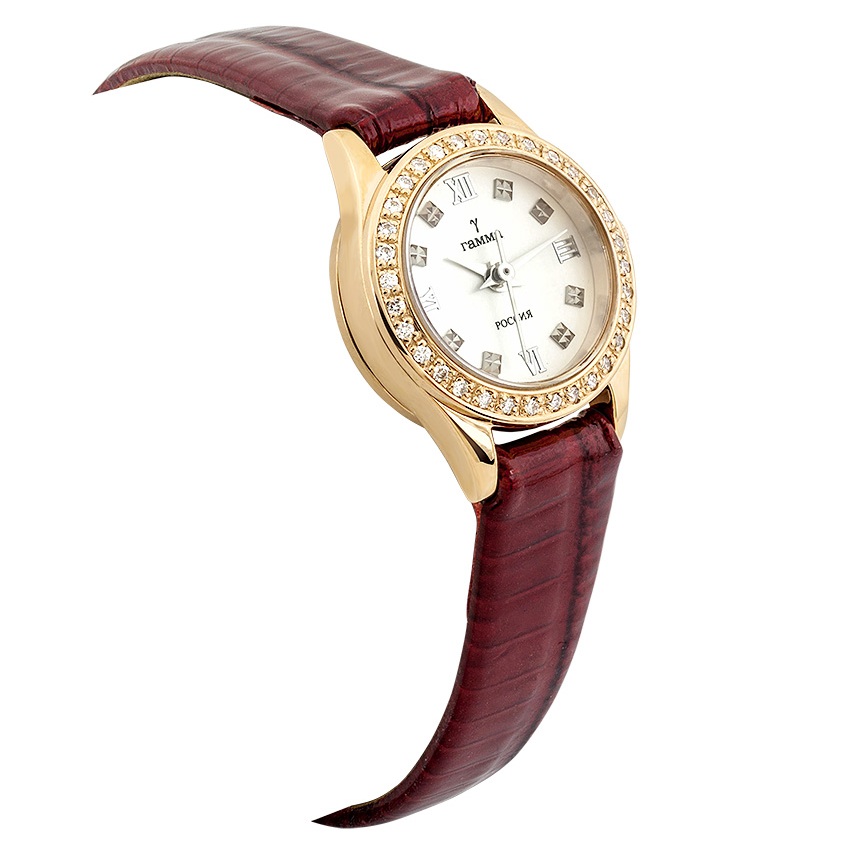 Золотые часы Гея с брилл