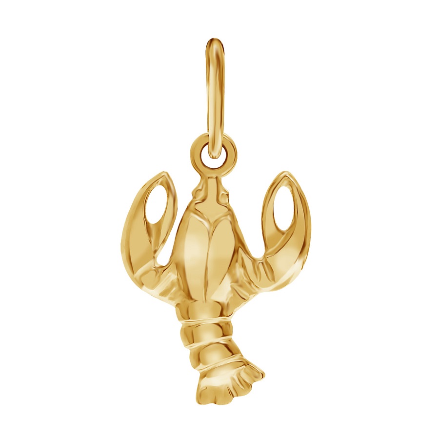Фото Золотая подвеска Рак