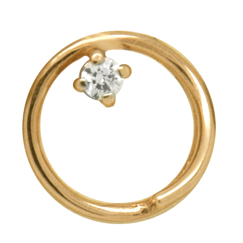 Фото Золотая подвеска Николета со вставками: Фианит: (бесцветный, чистота - 0). 